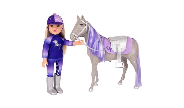 DesignAfriend 10 Inch Dolls Horse & Riding Outfit