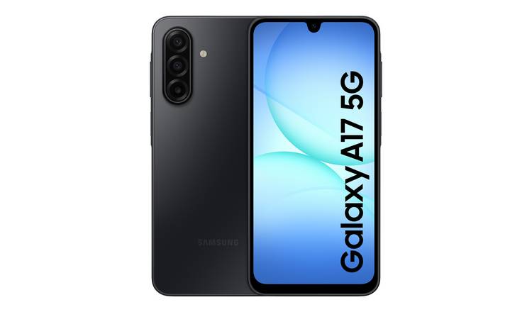 SIM Free Samsung Galaxy A17 5G 128GB AI Mobile Phone - Black