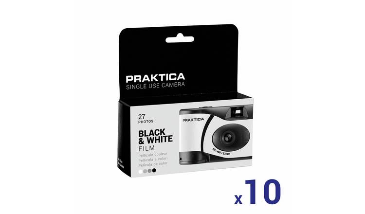 Praktica Single Use 27 Shots Black & White Camera - 10 Pack