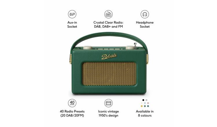 Buy Roberts Revival Uno BT DAB/DAB+/FM Radio - Deep Green | Radios