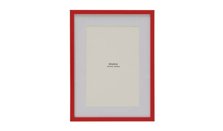 Habitat Red Picture Frame - 12x16"