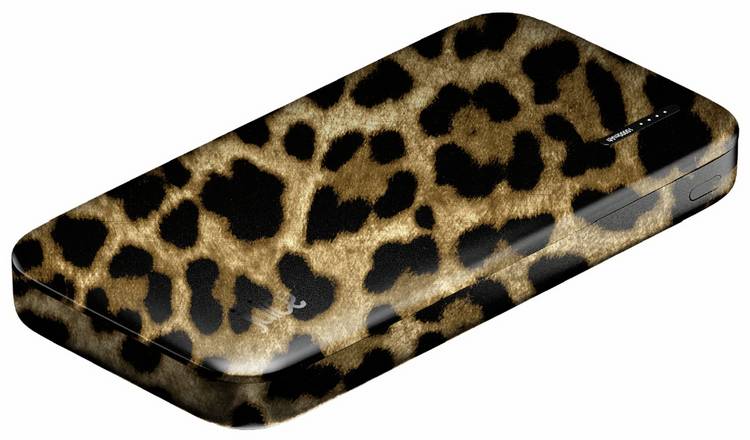 Juice Lite 10000mAh Portable Power Bank - Leopard Print