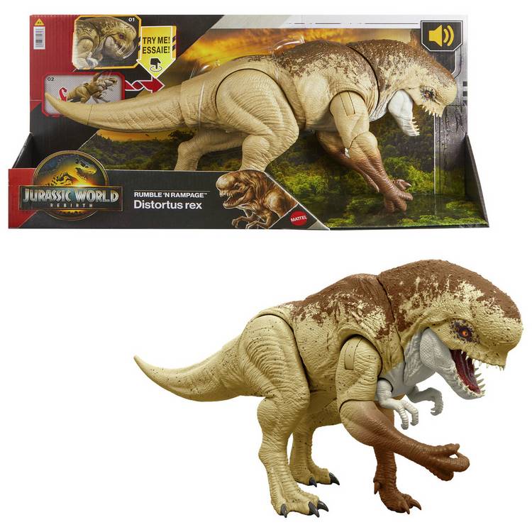 Jurassic World Rebirth Distortus Rex Dinosaur Toy 0