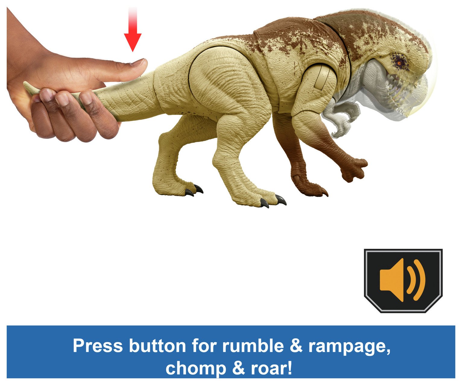 Buy Jurassic World Rebirth Distortus Rex Dinosaur Toy | Playsets