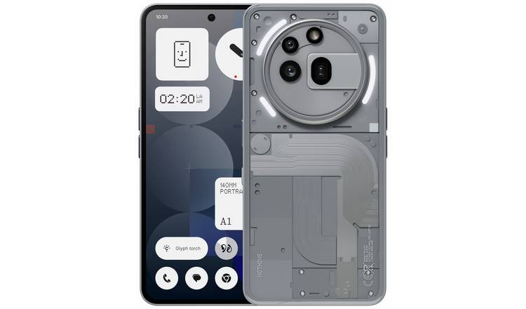 SIM Free Nothing Phone (3a) Pro 5G 256GB AI Phone - Grey