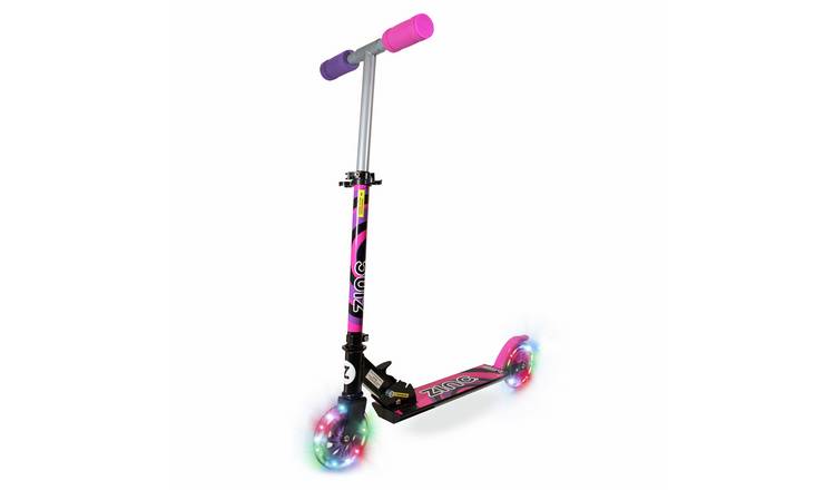 Zinc Twister Inline 2 Wheel Scooter - Pink & Purple