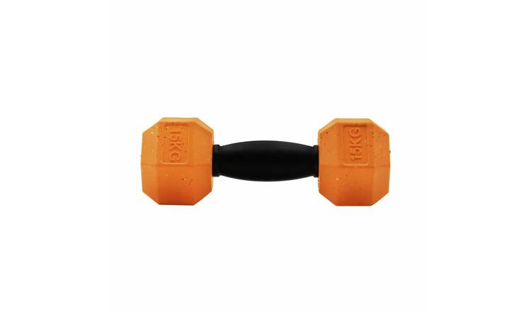 Nike Max Fusion Dumbbell Small Dog Toy - Orange