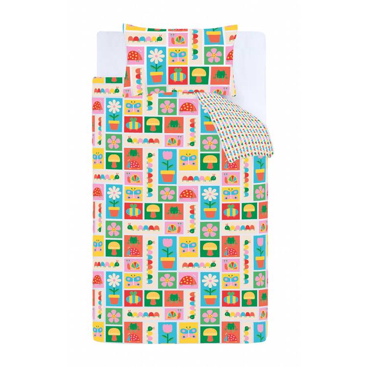 Catherine Lansfield Caterpillar Kids Bedding Set - Single 0