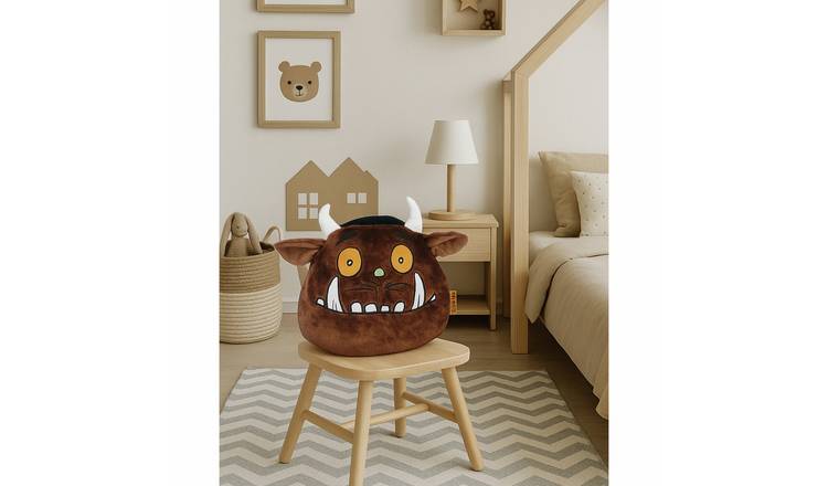 Gruffalo Head Shaped Kids Cushion - 32x32cm
