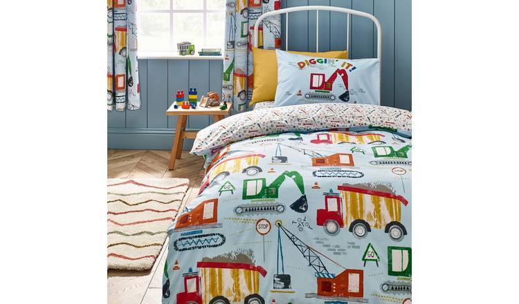 Catherine Lansfield Digger Dreams Kids Bedding Set - Single