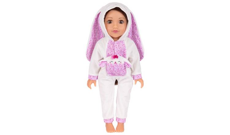 DesignAfriend 18 Inch Flower Bunny Doll Outfit
