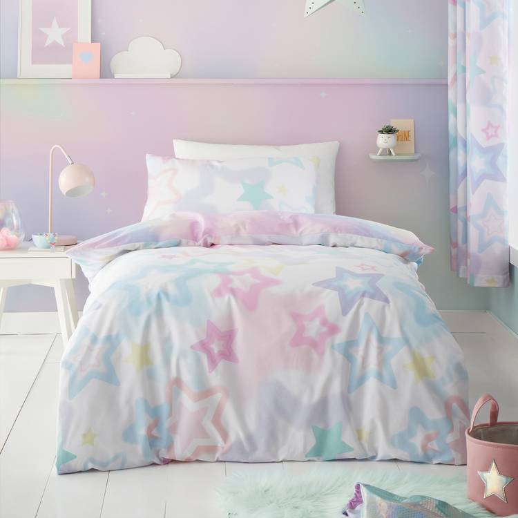 Catherine Lansfield Ombre Star Kids Bedding Set - Double 0