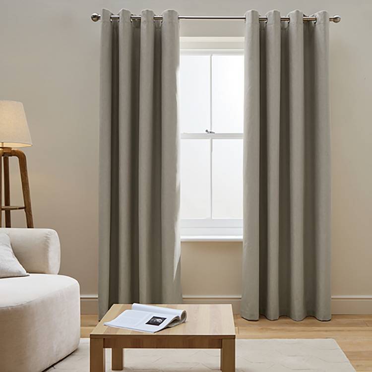 Habitat Blackout Pencil Pleat Curtains - Black - 183x168cm 0