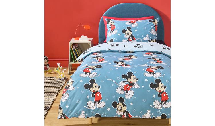 Disney Mickey Mouse Sky Blue Kids Bedding Set - Toddler