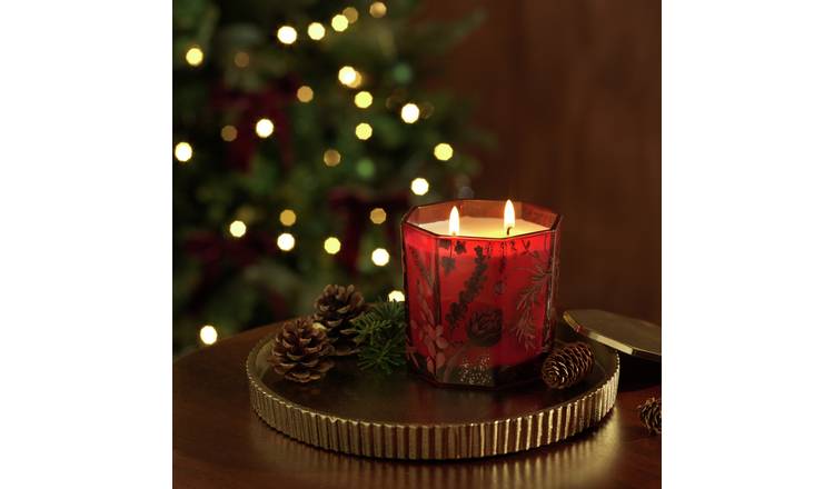 Argos Home Large Multiwick Candle - Christmas Spice