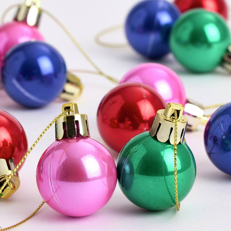 Habitat Pack of 49 Shatterproof Scandi Christmas Bauble 0