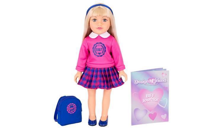 DesignAfriend 18 Inch Pippa Top Of The Class School Doll