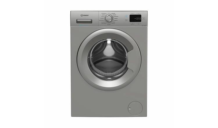 Indesit IP846SPUSH&GOUK 8KG 1400 Spin Washing Machine-Silver