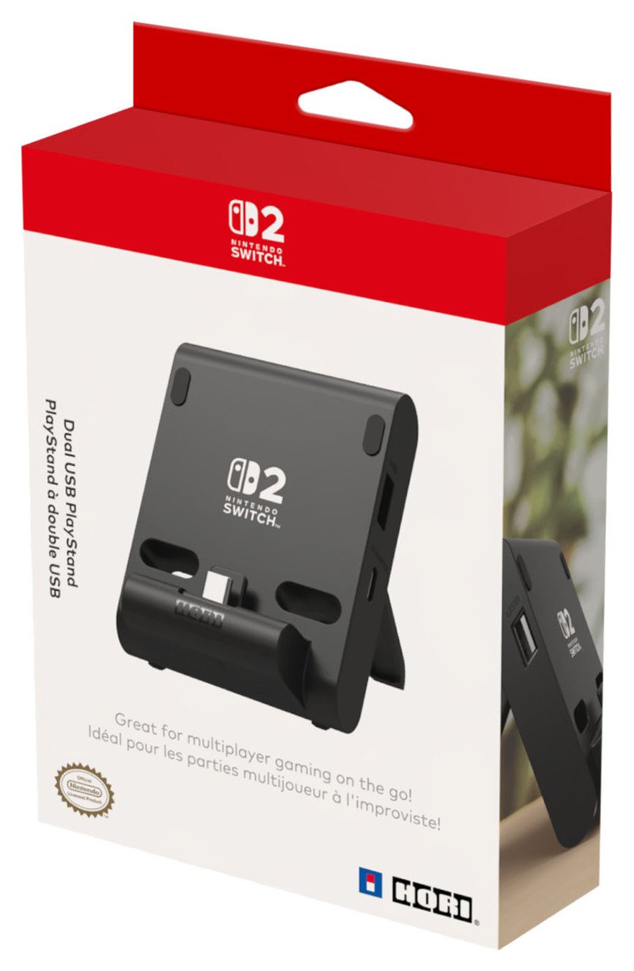 Buy HORI Dual USB PlayStand For Nintendo Switch 2 - Black