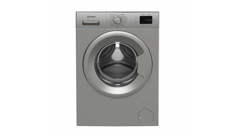 Indesit IP946SPUSH&GOUK 9KG 1400 Spin Washing Machine-Silver