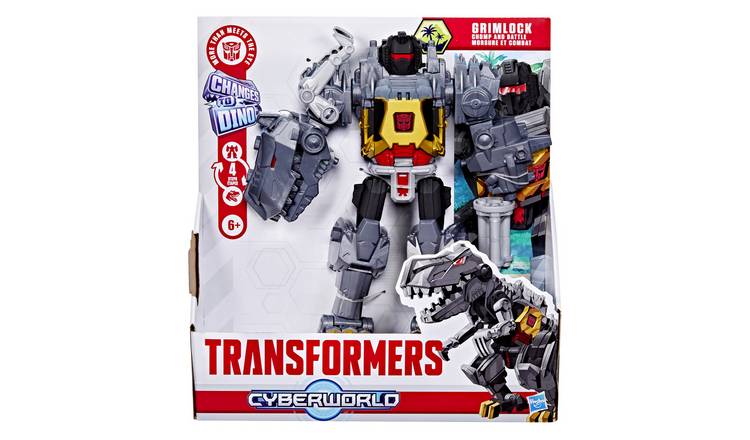 Transformers Cyberworld Chomp N Battle Grimlock Figure