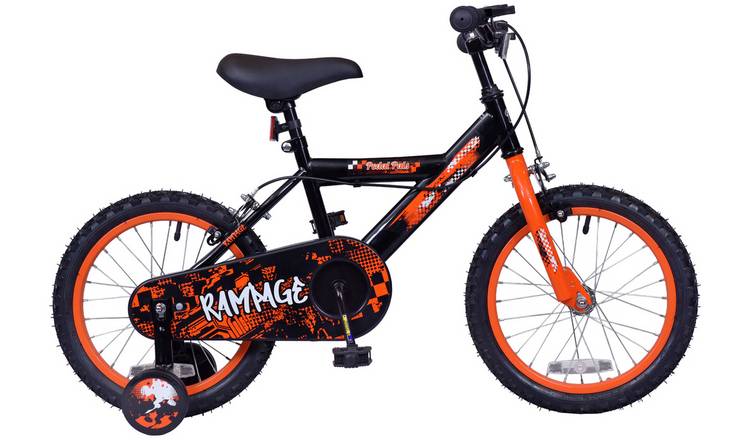 Pedal Pals Rampage 16 Inch Wheel Size Kids Mountain Bike