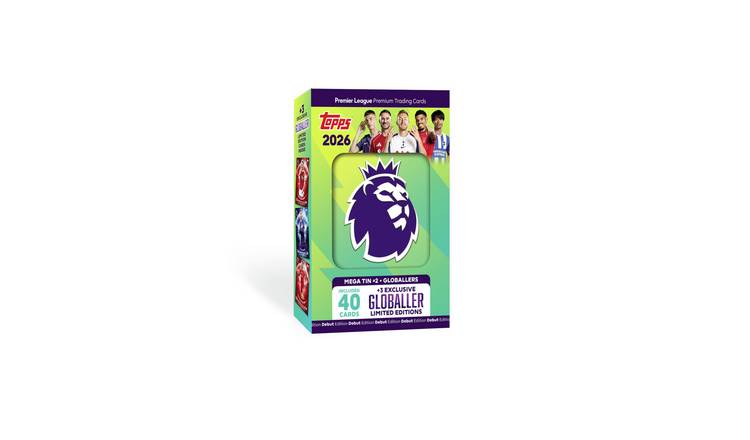 Topps  Premier League 2026 Globallers Mega Tin Trading Cards