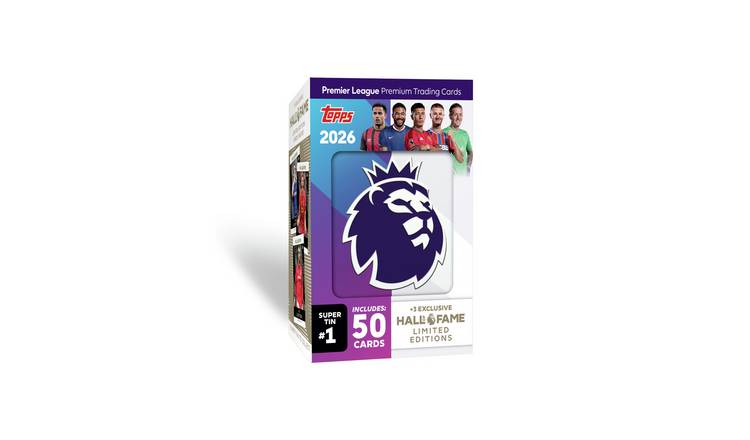 Topps Premier League 2026 Fame Super Tin Trading Cards