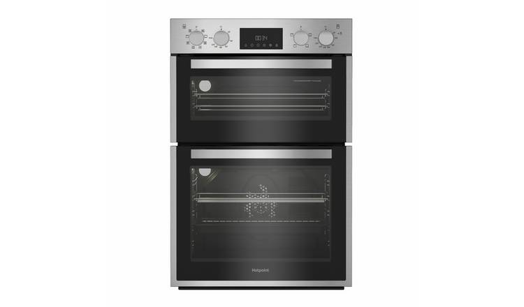 Hotpoint DIH82DIX Built In Double Electric Oven - S/Steel