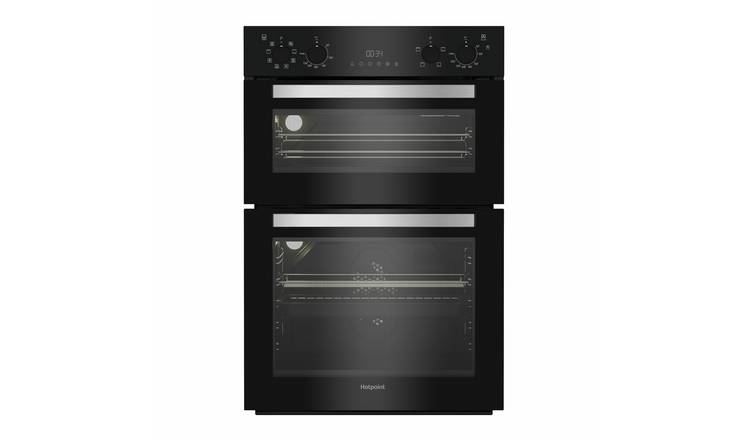 Hotpoint DIH82GB Built In Double Electric Oven - Black