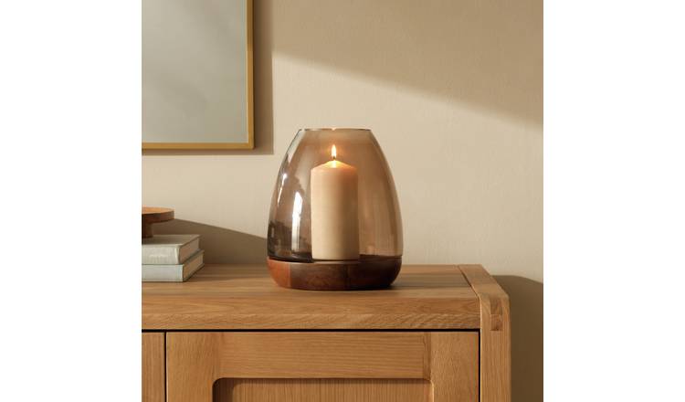 Habitat Hurricane Candle Holder - Clear