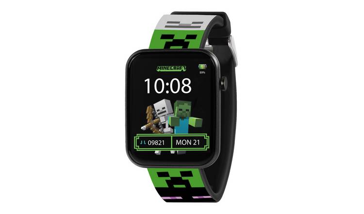 Minecraft Kid's Green Smart Watch