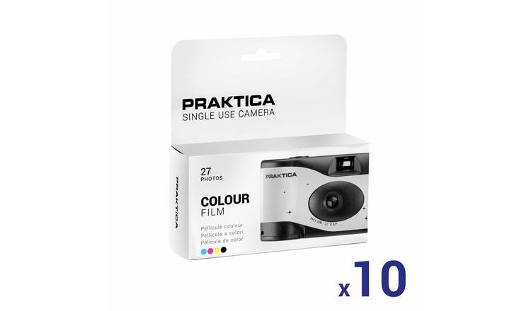 Praktica Single Use 27 Shots White Camera - 10 Pack