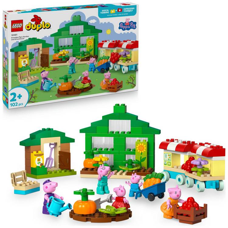 LEGO DUPLO Peppa Pig Grandpa Pig's Garden & Greenhouse 10461 0