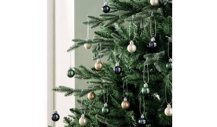 Habitat Pack of 49 Shatterproof Timeless Christmas Bauble 