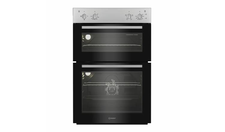 Indesit DII10NS Built In Double Electric Oven - Silver