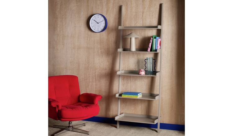 Habitat Jessi 5 Shelves Wide Bookcase - Grey