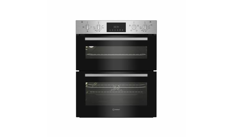 Indesit DUI10DIX Built Under Double Electric Oven - S/Steel