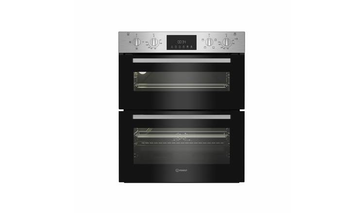 Indesit DUI12DIX Built Under Double Electric Oven - S/Steel