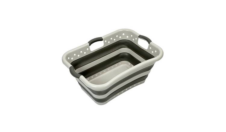 Addis Collapsible Hip Hugger Basket - Grey