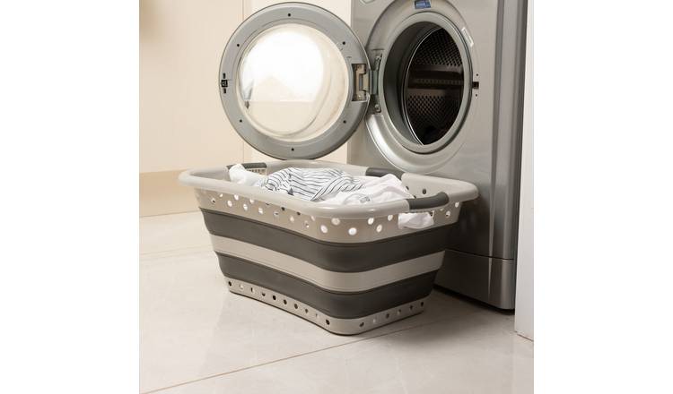 Addis Collapsible Hip Hugger Basket - Grey