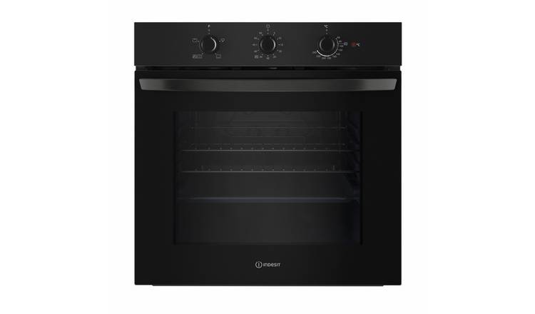 Indesit IO232HBUK Built In Single Electric Oven - Black