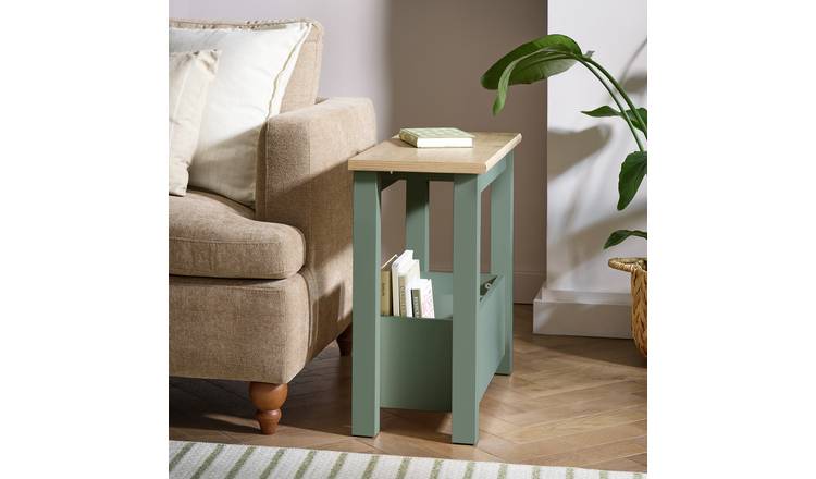 Argos Home Winchester 2 Drawer Side Table - Green