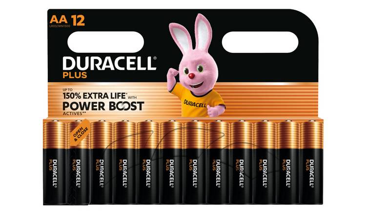 Duracell Plus Power Boost AA Batteries - Pack of 12