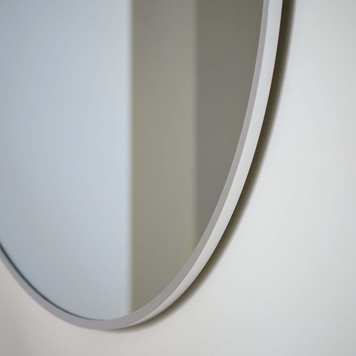 Buy Habitat Silver Round Wall Mirror - 50x50cm | Wall mirrors | Argos