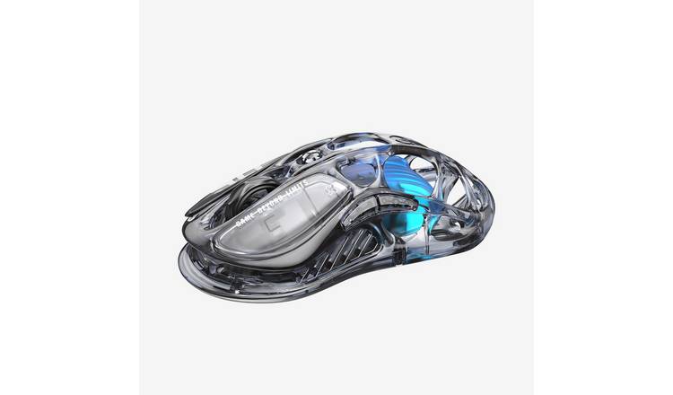 Gravastar Mercury M2 Transparent Wireless Mouse - Black