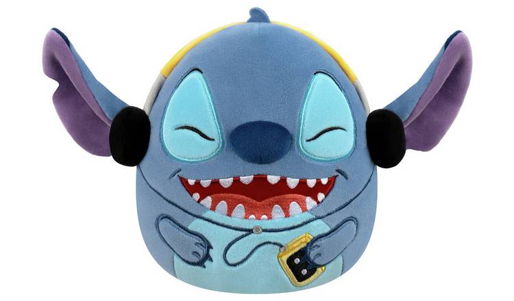 Squishmallows Original 8-Inch Disney Stitch with Headphones	