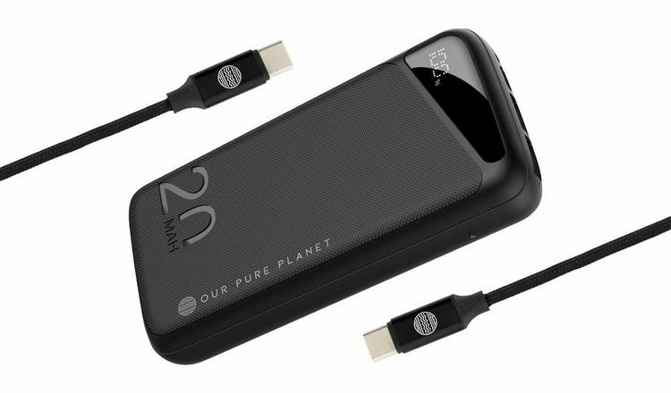 Our Pure Planet OPP204 20000mAh Portable Power Bank - Black