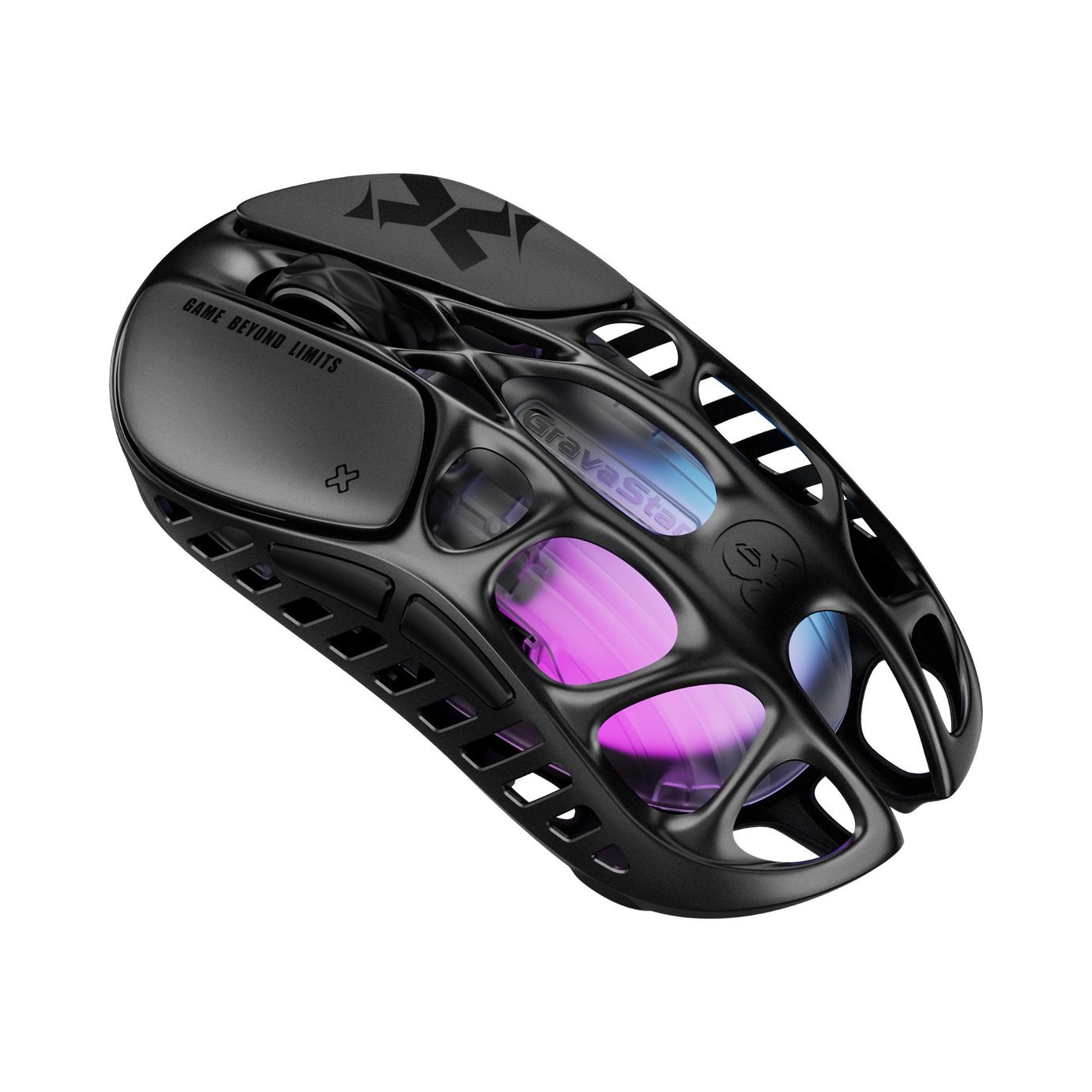 GravaStar Mercury X Galaxy Gaming Wireless Mouse - Black