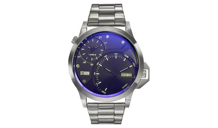 STORM Avalonic Blue Dial Stainless Steel Bracelet Watch